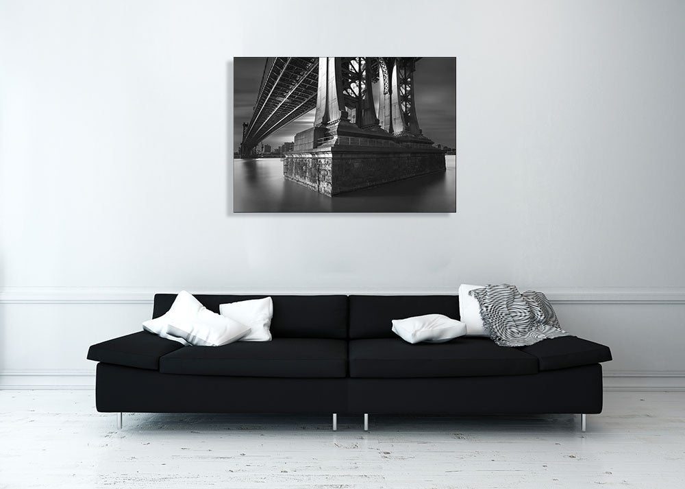 New York City Manhattan Bridge Wall Art Print on the wall
