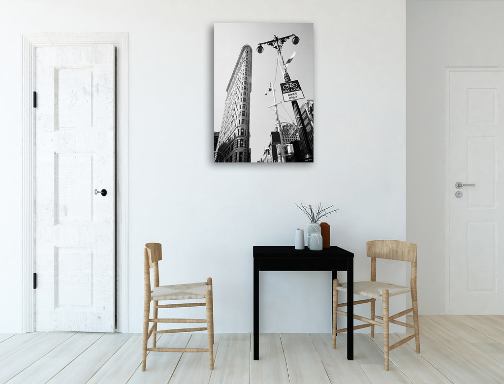 New York Flatiron II Wall Art Print on the wall