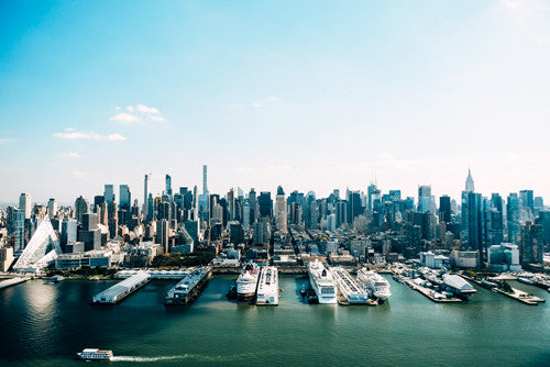 New York Hudson Wall Art Print