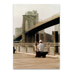 New York Man at the Brooklyn I Wall Art Print