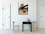 New York Man at the Brooklyn I Wall Art Print on the wall