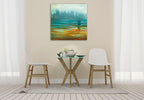 New York Motion Wall Art Print on the wall