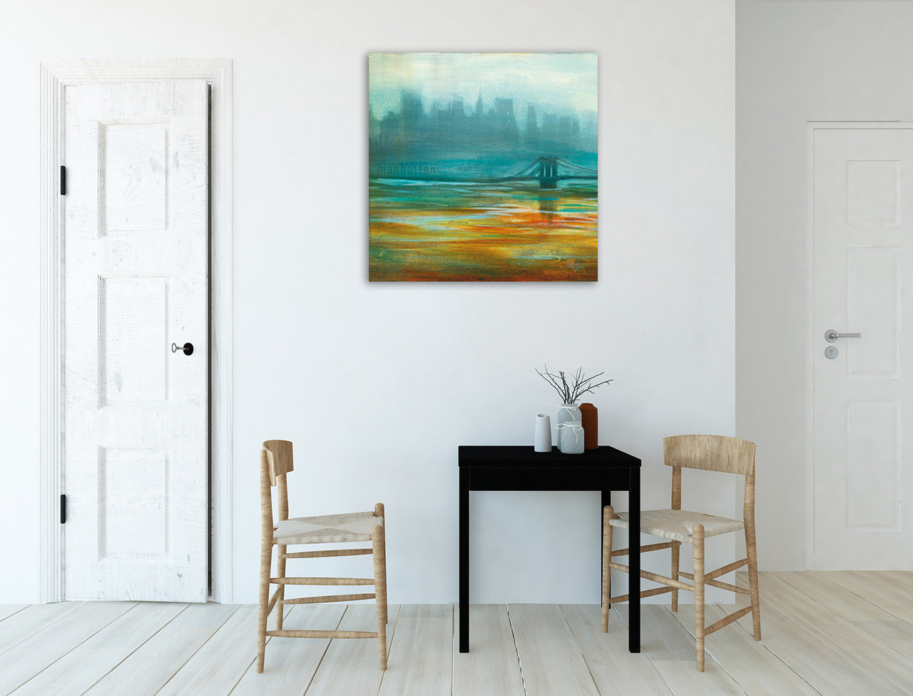 New York Motion Wall Art Print on the wall