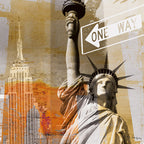 New York One Way Wall Art Print