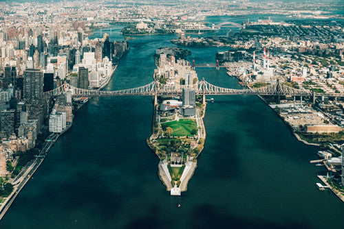 New York Roosevelt Island Wall Art Print