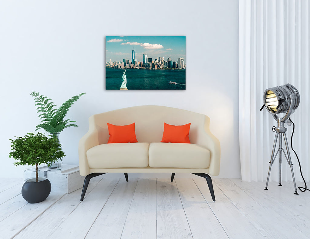 New York Statue of Liberty Wall Art Print on the wall
