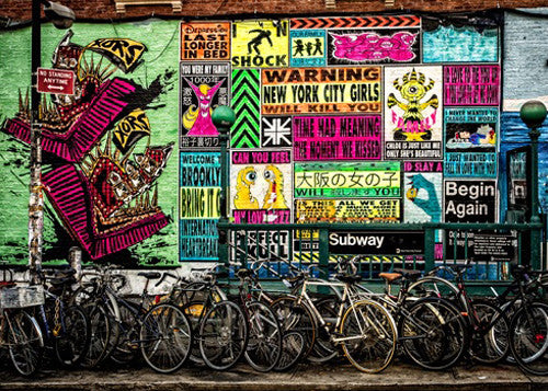 New York Street Wall Art Print