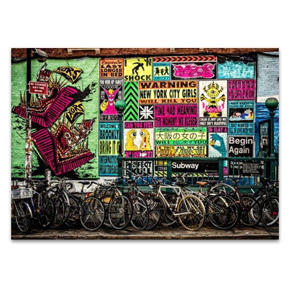 New York Street Wall Art Print