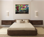 New York Street Wall Art Print on the wall