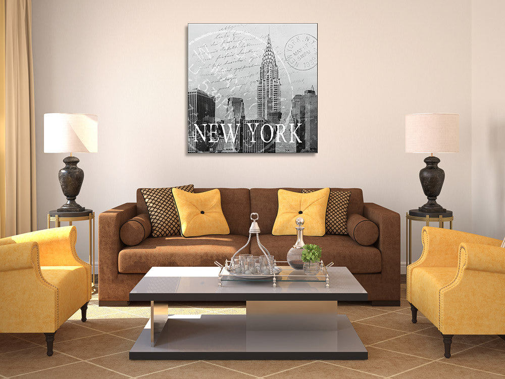 New York Wall Art Print on the wall