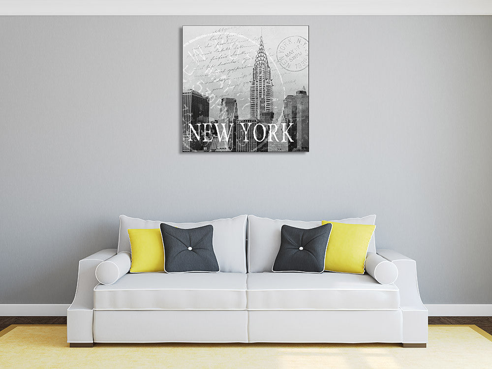 New York Wall Art Print on the wall