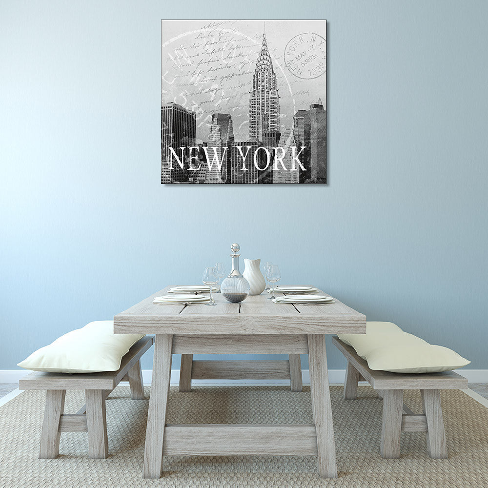 New York Wall Art Print on the wall