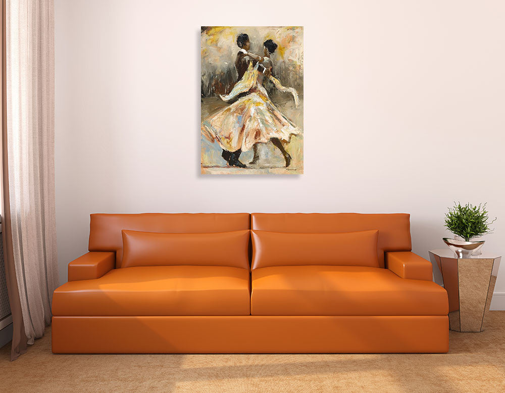 Night Out Wall Art Print on the wall