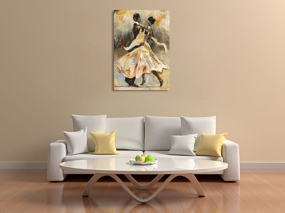Night Out Wall Art Print on the wall