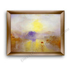 Modern Flat Gold Frame