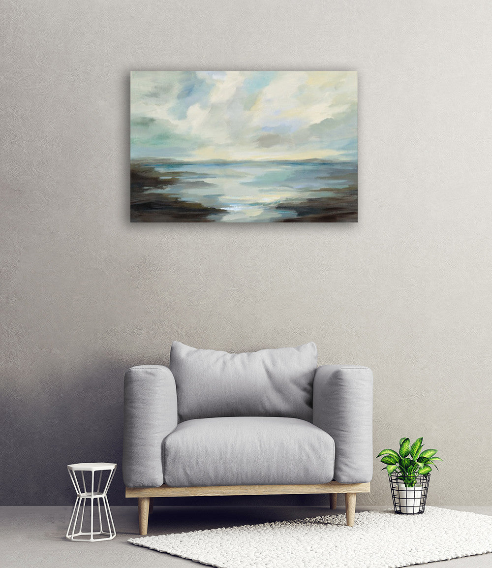 Northern Lagoon Wall Art Print on the wall