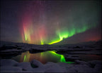 Northern Lights Aurora Borealis Wall Art Print