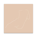 Nude Female Line Art Print