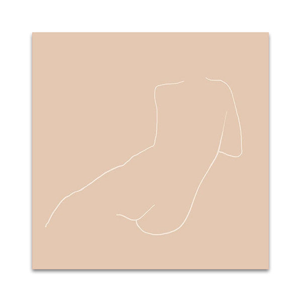 Nude Female Line Art Print
