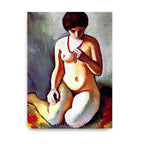 Nude with Coral Necklace