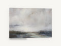 Pale Marsh Light, misty marsh landscape painting style, landscape canvas wall art print ready to hang