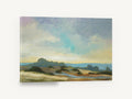 Pale Dunes Morning, coastal dunes sky landscape painting, landscape canvas wall art print ready to hang