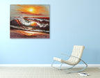Oceans Waves on the wall