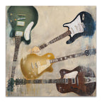Old Electric Guitar Wall Art Print