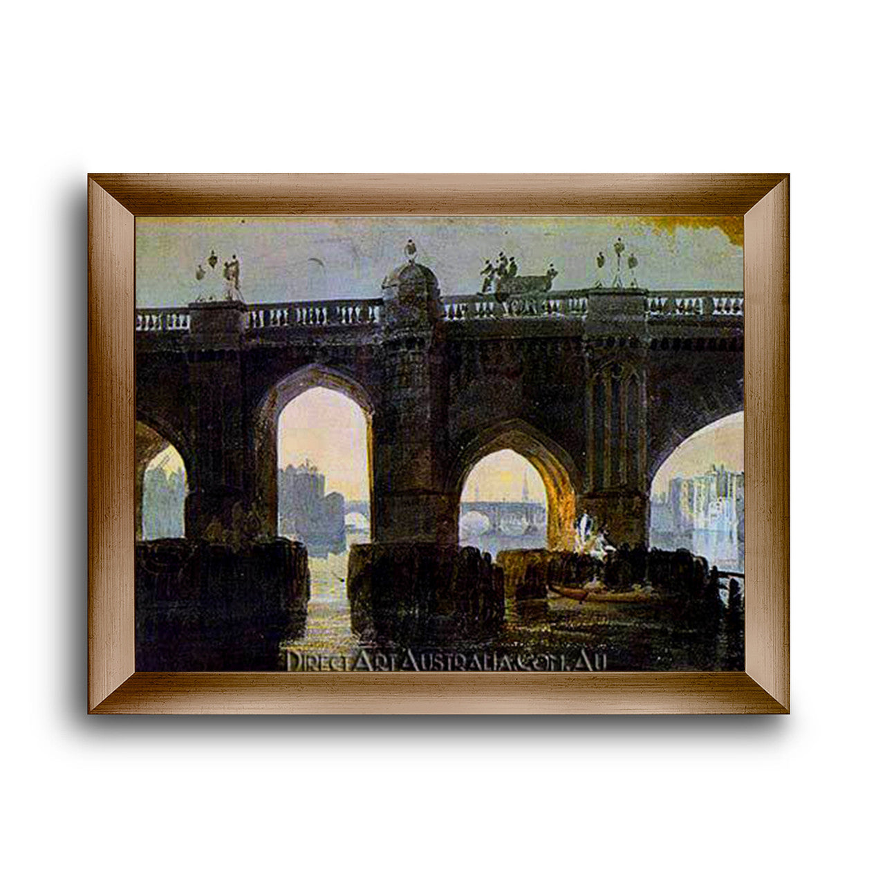 Modern Flat Gold Frame