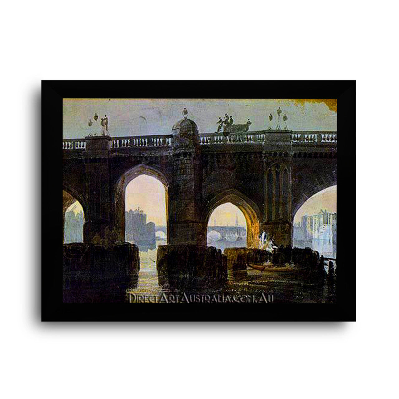 Modern Flat Black Frame