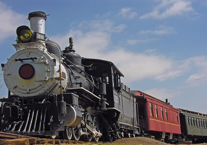 Old Steam Train Wall Art Print
