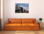 Old Steam Train Wall Art Print on the wall