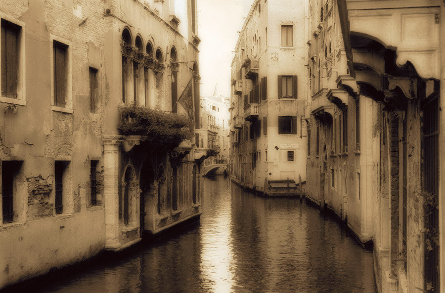 Old Venice Canal Wall Art Print