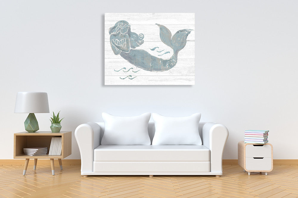 On the Waves II Wall Art Print on the wall