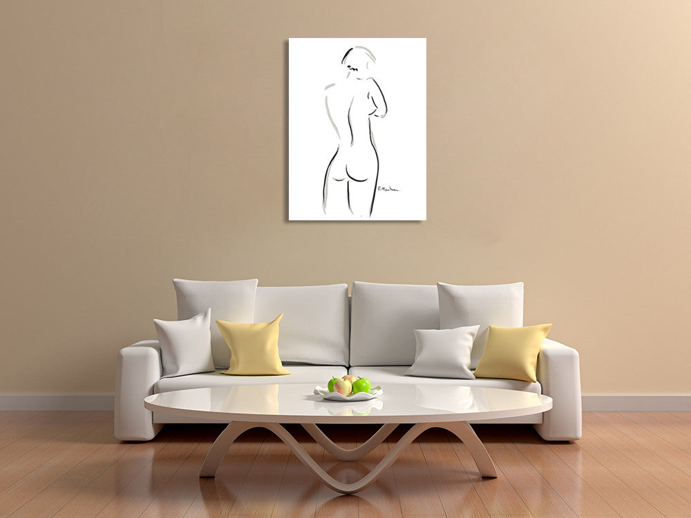Ondine Wall Art Print on the wall