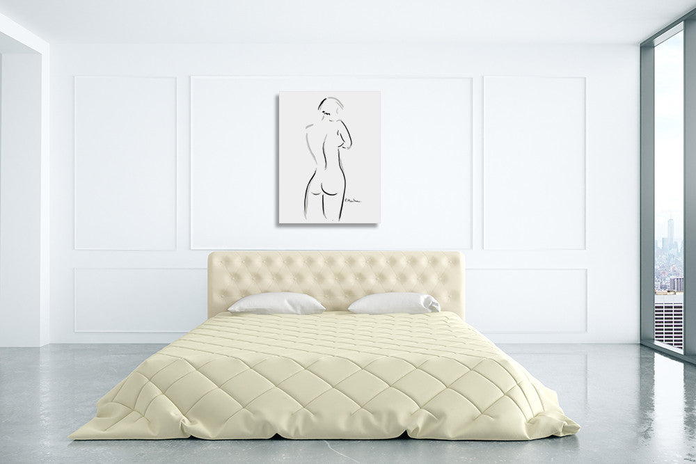 Ondine Wall Art Print on the wall