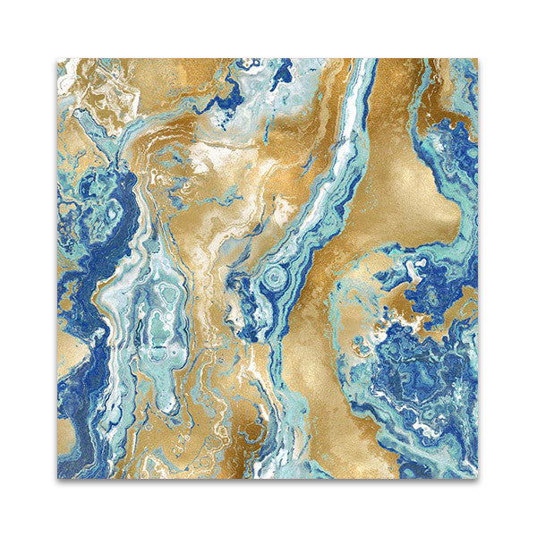 Onyx Aqua Wall Art Print