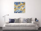 Onyx Royal Wall Art Print on the wall