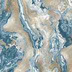 Onyx Teal Wall Art Print