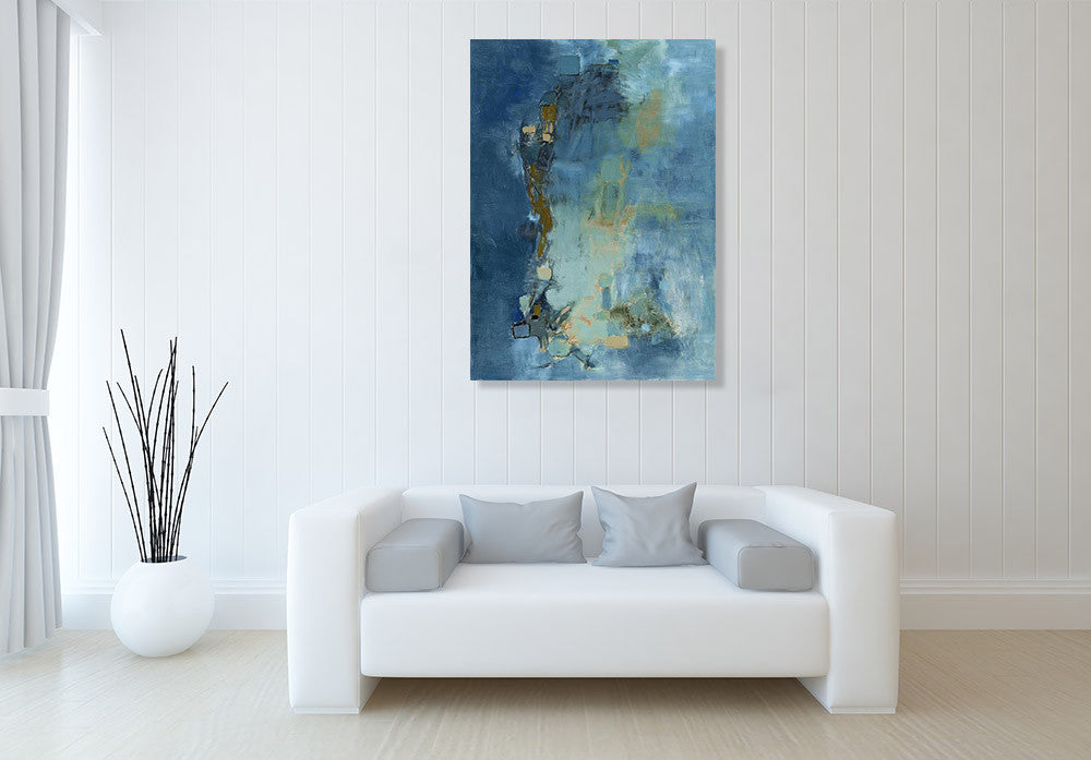 Over the Mediterranean II Wall Art Print, Westergreen on the wall