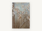 Blossom Rain Branches, floral canvas wall art print, front view