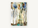 Misty Grove Wash, floral canvas wall art print, front view