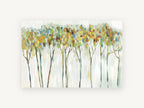 Dappled Canopy Row, floral canvas wall art print, front view