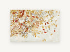 Autumn Leaves Adrift, floral canvas wall art print, front view
