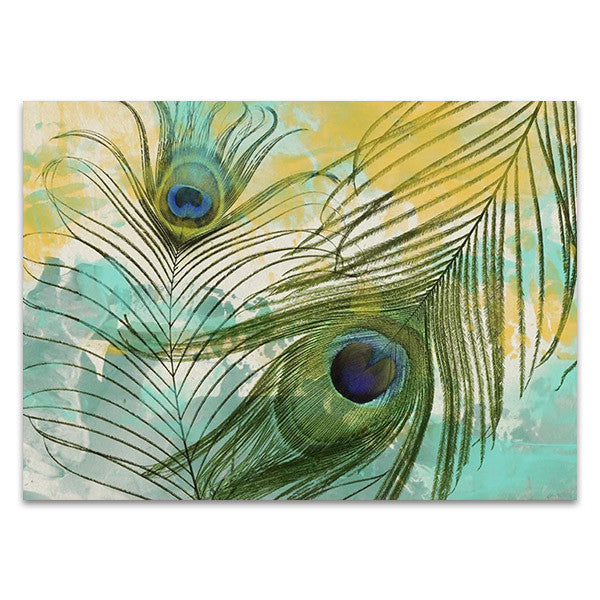 Painted Peacock Wall Art Print