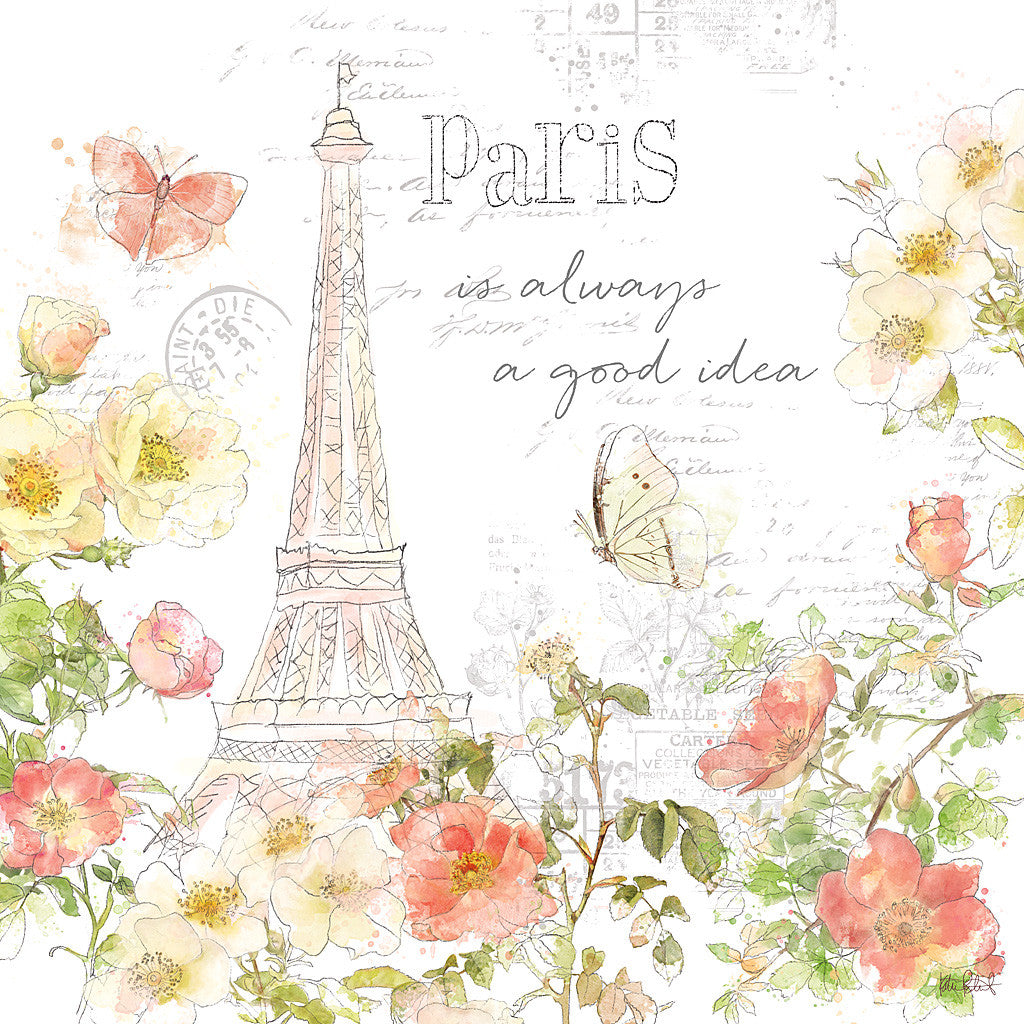 Painting Paris III Wall Art Print