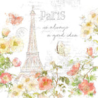 Painting Paris III Wall Art Print
