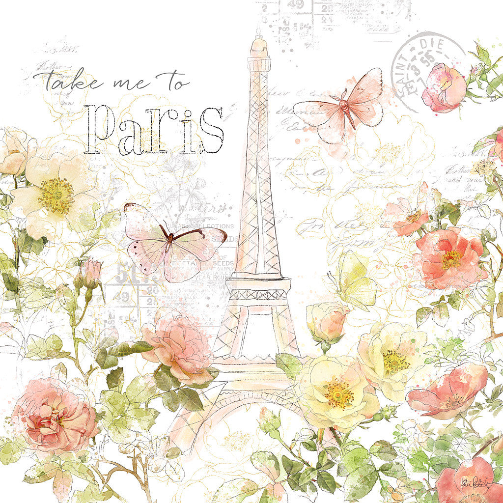Painting Paris II Wall Art Print
