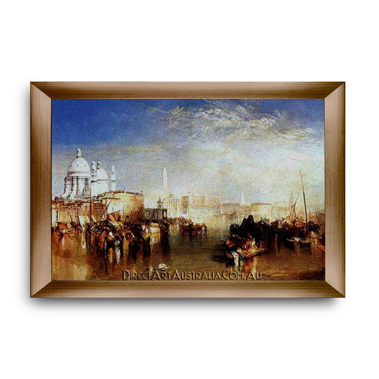 Modern Flat Gold Frame