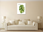 Palm II Wall Art Print on the wall